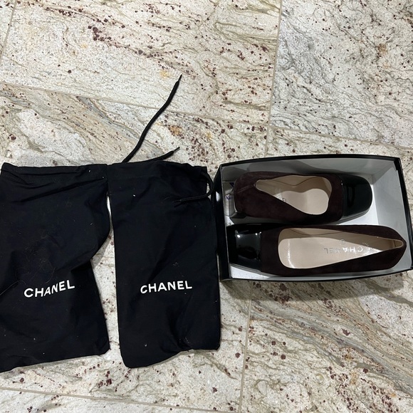 Chanel suede block heels - Picture 6 of 6